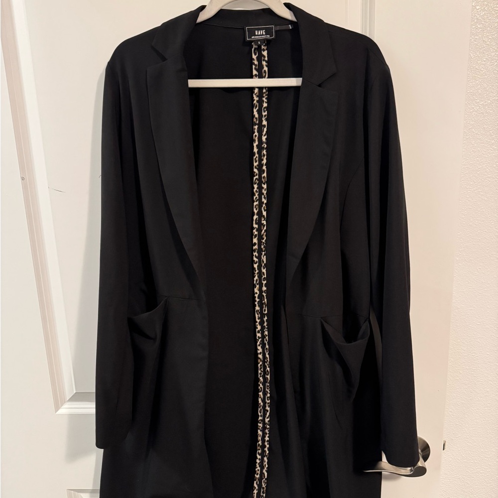 Have Black Blazer with Metallic Trim